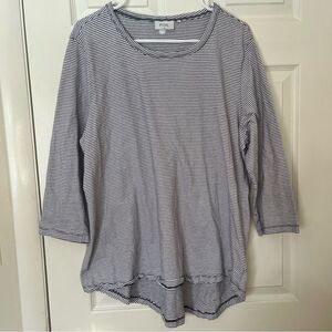 Foil Organic cotton Striped shirt Women XL